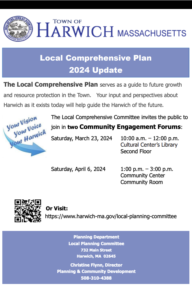 Flyer for Local Comprehensive Plan Community Forum