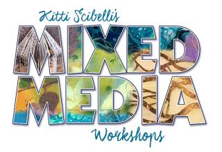 Kitti Scibelli's Mixed Media Art Studio Workshops